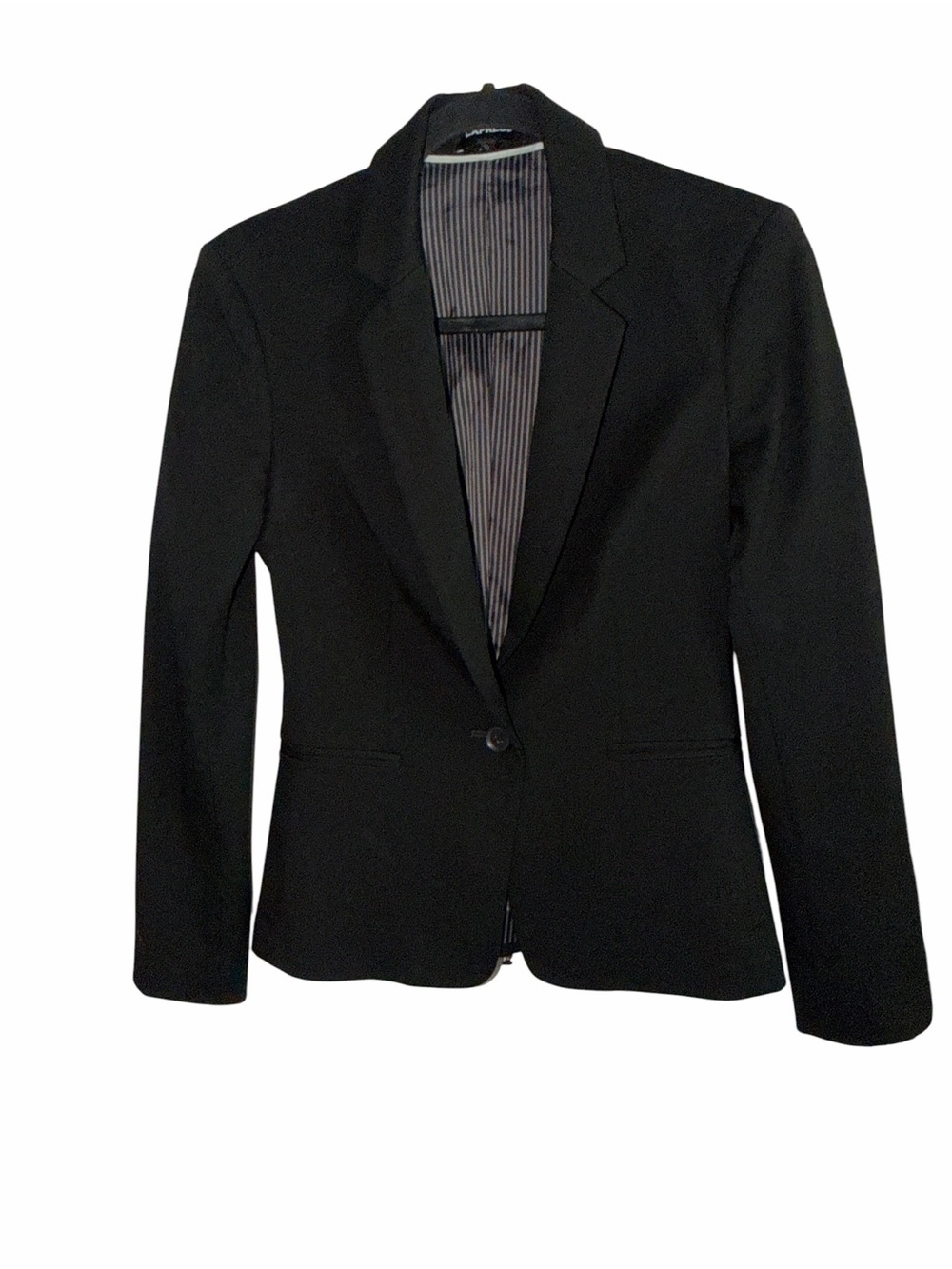 Express Black Women's Single-Button Stretch Tailored Blazer size 4